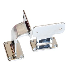 t.b.t. Corrimano supporto per corrimano in metallo cromato.