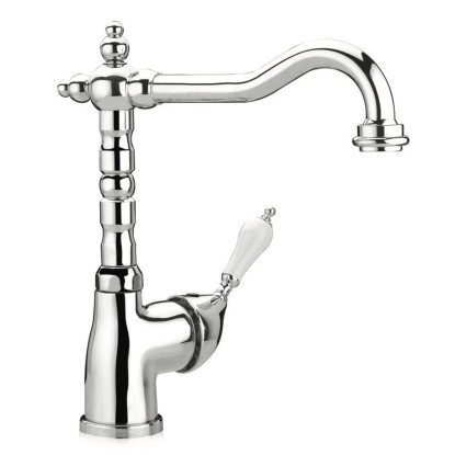 Rubinetto cucina monocomando Dell leva laterale cromo
