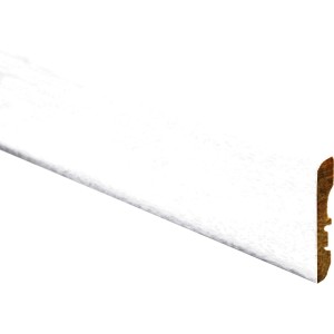 Battiscopa bianco per interni.