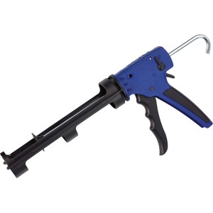 LUX Pistola per cartucce Professional 310 ml, blu/nero, per sigillanti e adesivi.