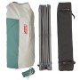 Coleman FastPitch OnePush Shelter L, verde e bianco, con borsa e telaio. Campeggio e accessori.