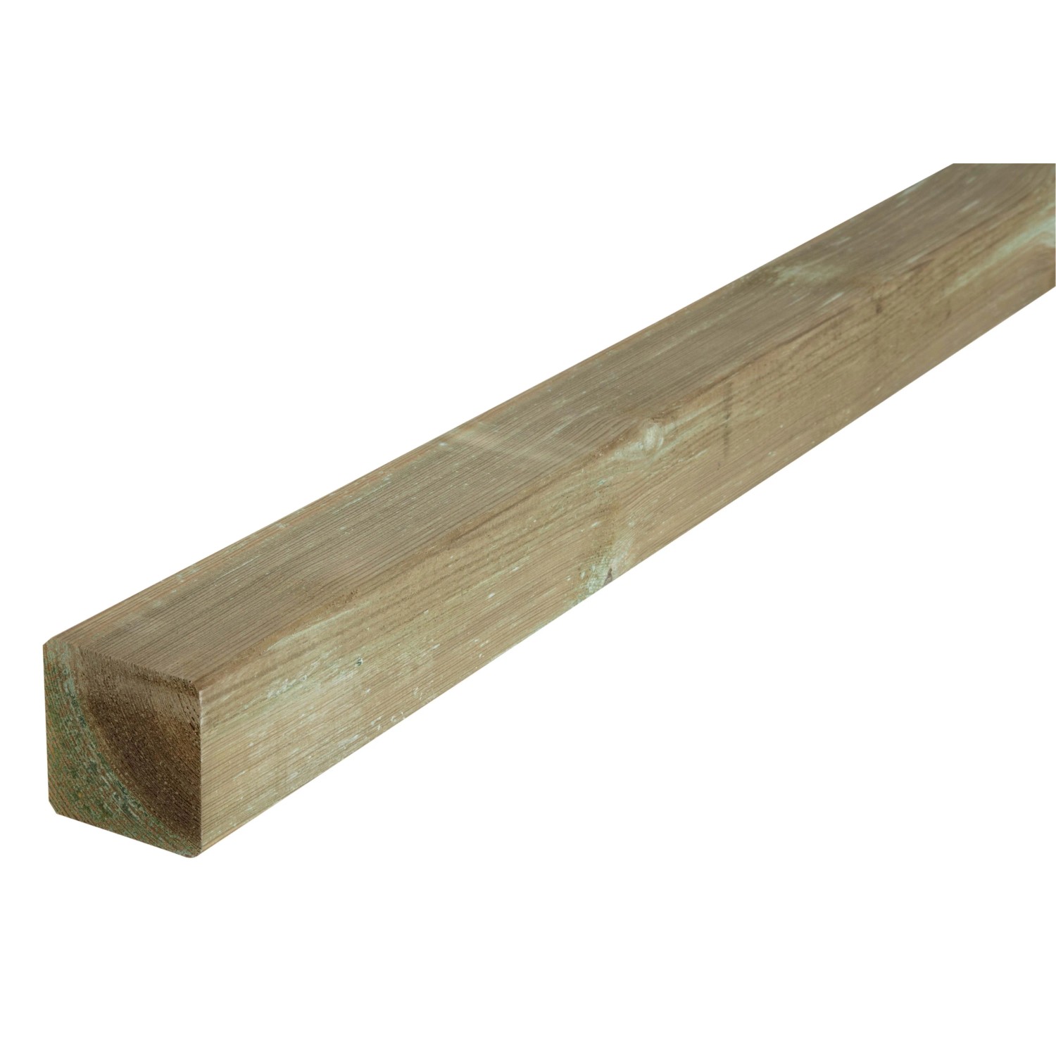 Palo in legno per recinzioni, naturale, quadrato.