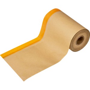 Rotolo LUX-TOOLS PRO 2in1 Washi-Tape e carta per mascheratura, oro, 18 mm x 20 m, per pittura.