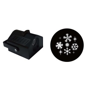 Proiettore LED a batteria con diapositive luce bianca