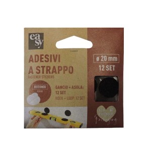 Adesivi a strappo rotondi bianco Ø 2 cm