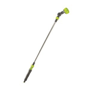 t.b.t. lancia per irrigazione con testina a spruzzo verde per irrigazione giardino.