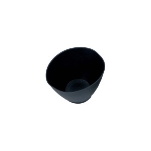 Secchio da costruzione nero t.b.t. per l'uso in cantiere.