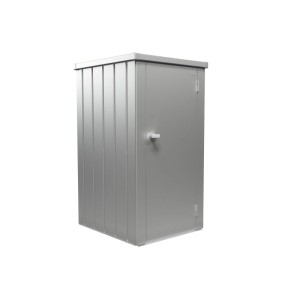 Armadio da esterno Biohort Julia taglia L argento metallizzato