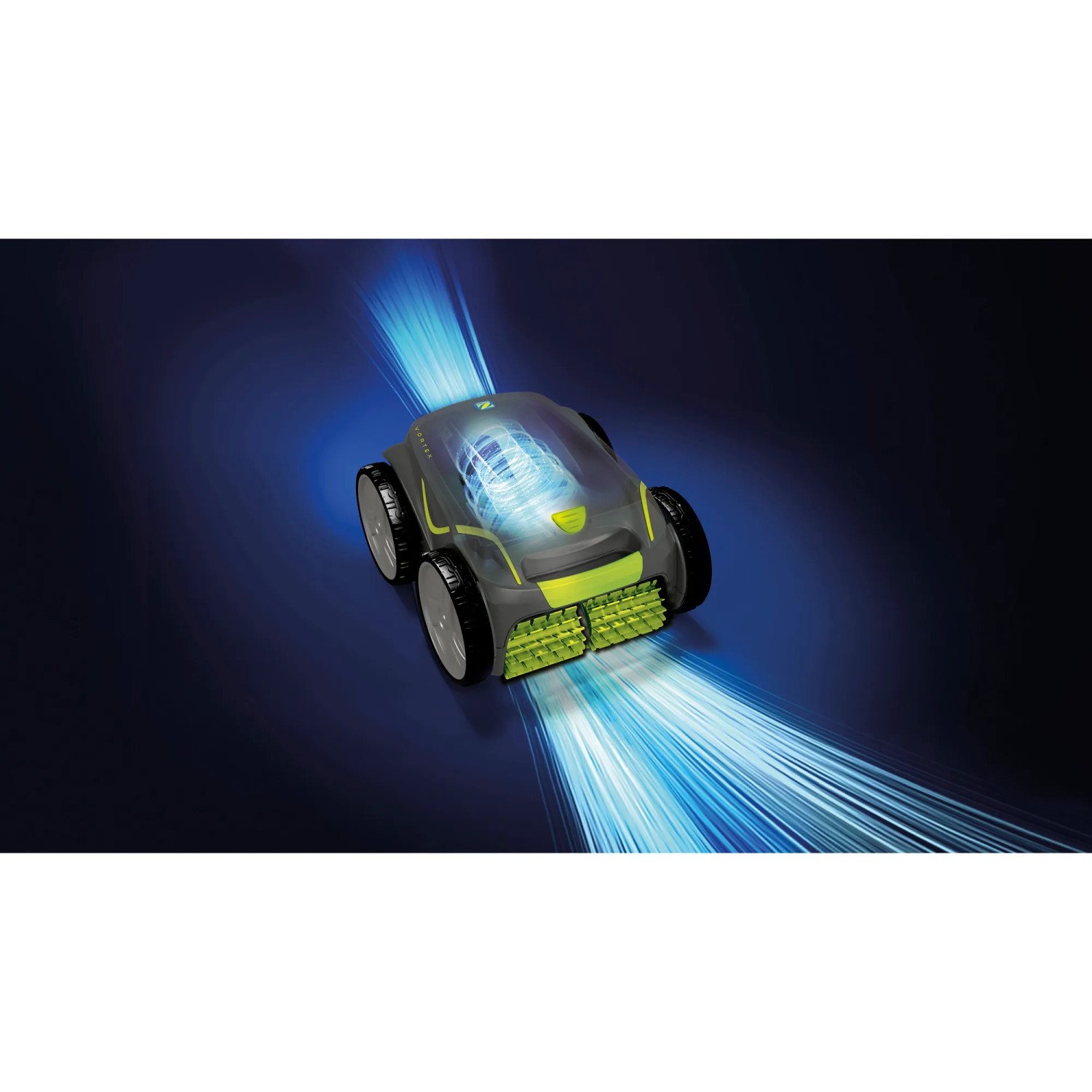 Robot pulitore per piscina Zodiac GV 5220 grigio per fondo, pareti e linea di galleggiamento.