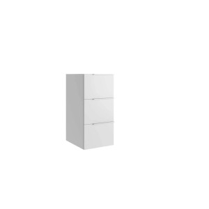 Mobile bagno base 3 cassetti a terra Caren h.75 l.35 p.51 cm bianco
