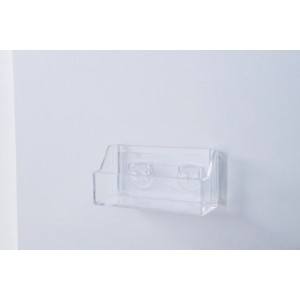 Organizzatore trasparente per mobili da bagno t.b.t. con ventose per montaggio a parete.