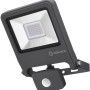 Faretto da esterno a LED Ledvance Endura Flood grigio scuro con sensore, 30W, 4000K.
