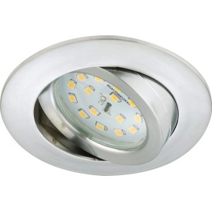 Faretto da incasso a LED Briloner Attach orientabile, set da 1 pezzo in alluminio.