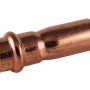 Connettore t.b.t. Manicotti di allaccio color rame per tubi.