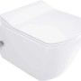 WC sospeso Song funzione bidet con miscelatore 37,2x34,9 cm bianco
