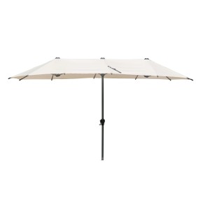 t.b.t. ombrellone a braccio rettangolare beige.