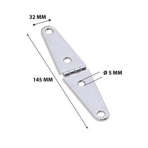 t.b.t. per barche, in metallo, lunghezza 145 mm.