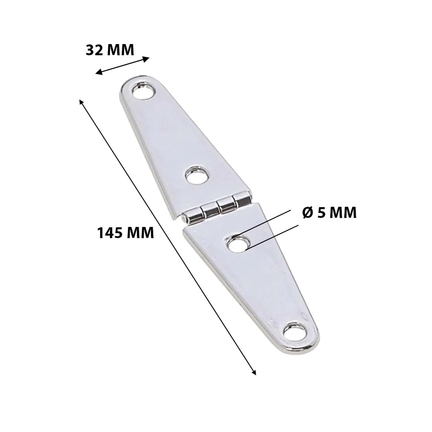t.b.t. per barche, in metallo, lunghezza 145 mm.