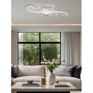 Plafoniera LED Violino 4740lm 3000K 80x34x8 cm