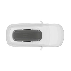 Box da tetto per auto Motion 3 XL Low titanio lucido