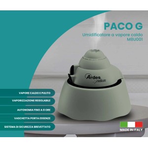 Umidificatore Ardes Paco G per umidificazione a caldo.