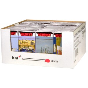 t.b.t. Fiammiferi, 48 scatole in cartone, vari motivi.