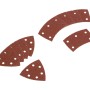Carta abrasiva LUX K40 per multiutensile, set da 2 pezzi, per levigare legno, metallo e vernice.