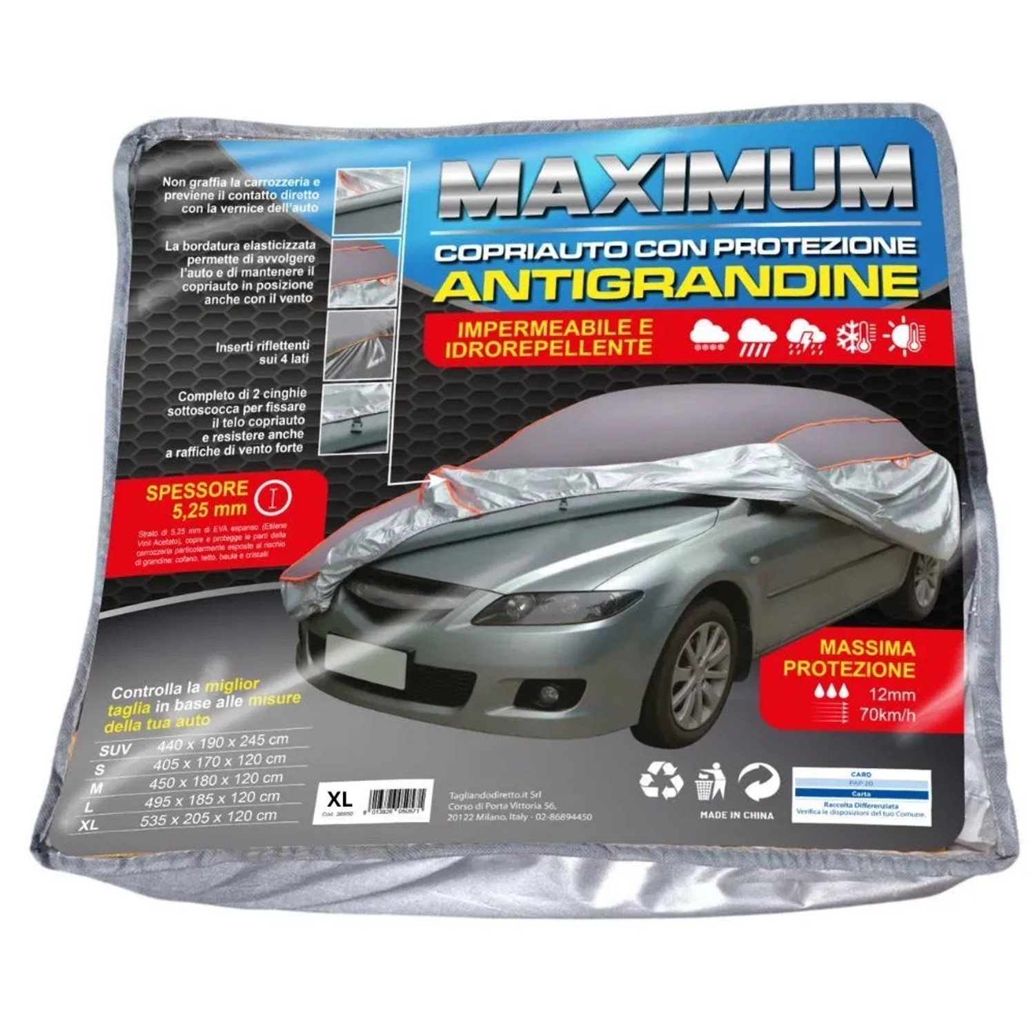 Telo antigrandine Maximum tg XL