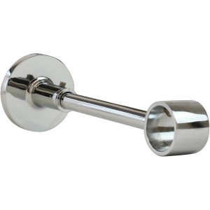 Supporto per bastone per tenda Mydeco Wire, cromo, Ø 2 cm. Supporto in metallo per bastoni per tende.