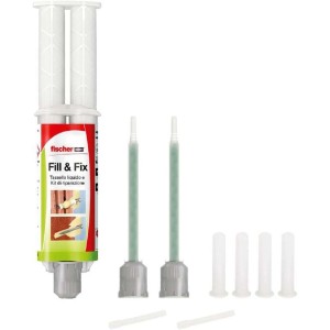 Fischer Fill & Fix Tasselli: Cartuccia con due ugelli e accessori.