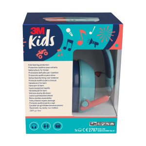 Cuffie antirumore 3M Kids turchesi/blu per bambini