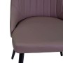 Sedia in ecopelle Oliver tortora 48x58xh48/90 cm_7