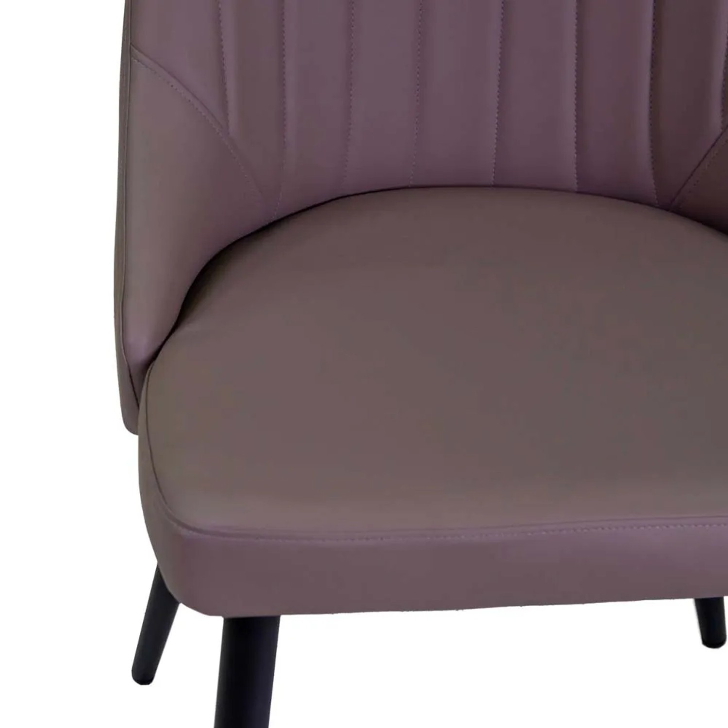 Sedia in ecopelle Oliver tortora 48x58xh48/90 cm_7