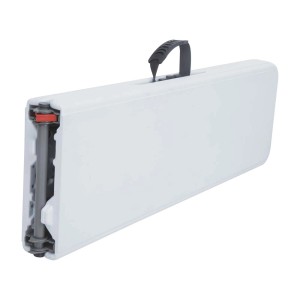 Set pieghevole bianco per tavolo/panca da birreria t.b.t. con maniglia.