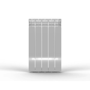 Radiatore Global in alluminio interasse 600 5 elementi bianco