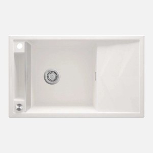 Lavello 1 vasca magnetico gocciolatoio rett  Guayos 500x219 mm alabastro