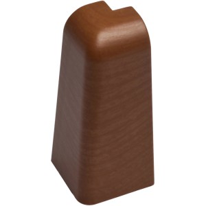 Angolo esterno OBI noce (2 pz.) per battiscopa, 60x20mm, plastica
