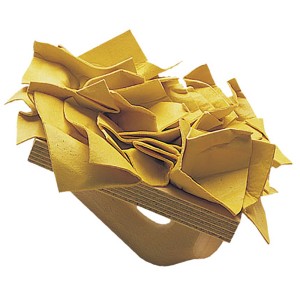 Kit giallo per impregnare con manico in legno per lavori di pittura.