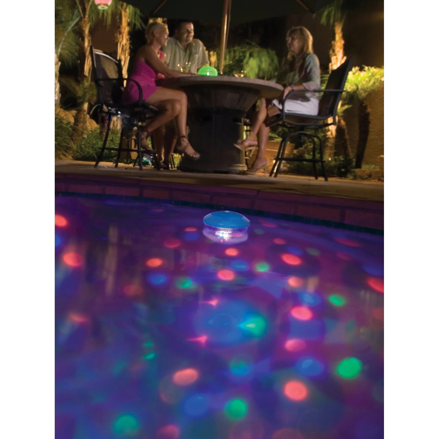 Summer Fun LED spettacolo subacqueo in piscina con effetti di luce colorati, illuminazione flessibile per piscina.