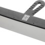 LUX Rakel Classic 450 mm: Spatola per tappezziere con lama in acciaio inox e manico in plastica grigio.