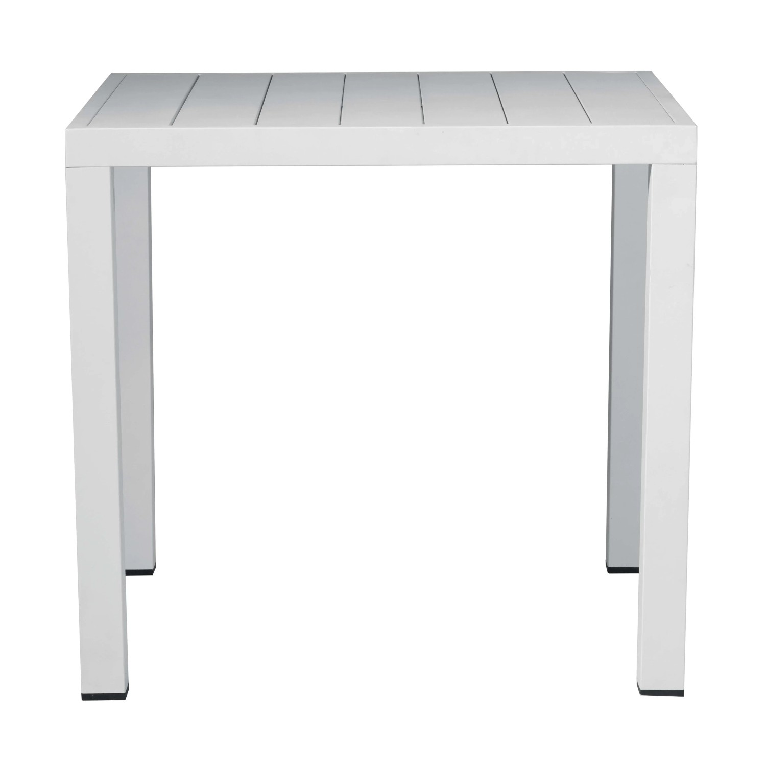 Tavolo da giardino t.b.t. quadrato bianco per esterni.