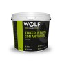 Secchio di stucco in pasta bianco per muro Wolf Filler, pronto all'uso, ideale per interni.