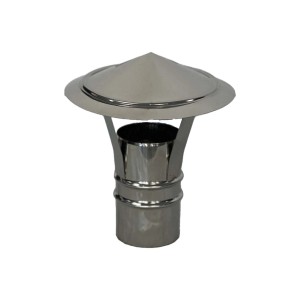 Comignolo in acciaio inox per tubi fumari e accessori