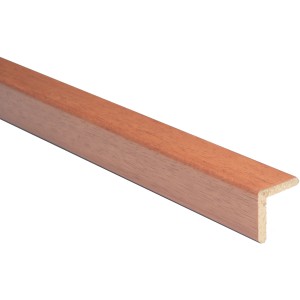 Profilo decorativo t.b.t. in legno, marrone rossiccio, per decorazioni murali.