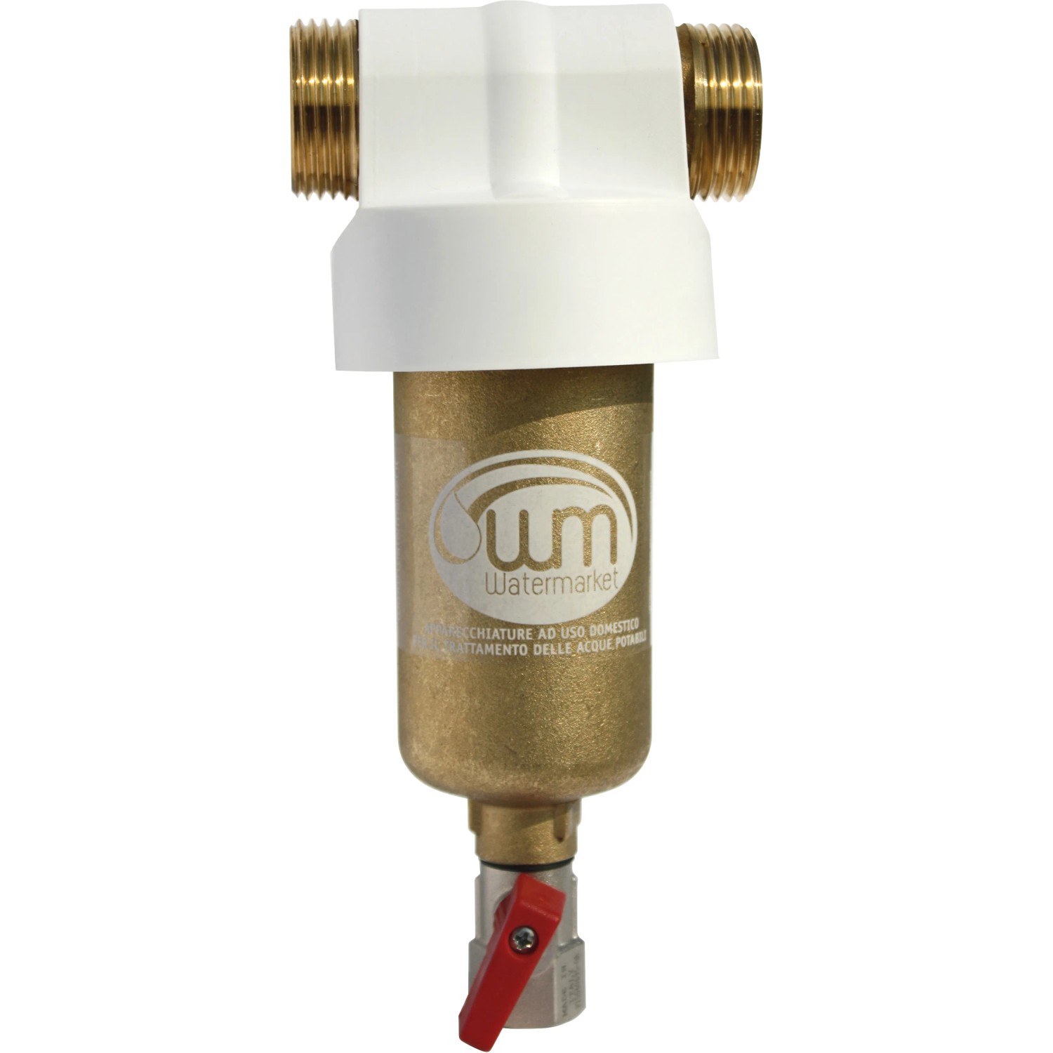 Filtro Magnetico Per Caldaia 22 Mm In Linea Con Inibitore 500 Ml, Protezione Da Fango E Calcare
