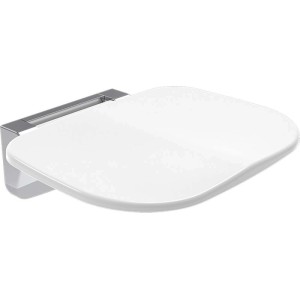 Sedile - sgabello per doccia pieghevole bianco 34,9 x 12,9 cm