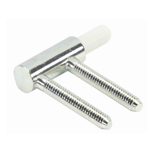 Hettich parte inferiore del telaio per telai in legno, senza manutenzione, acciaio, Ø 15mm, 2 pezzi