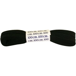 Lacci neri per scarpe da lavoro, lunghezza 100 cm.