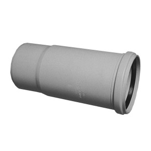 Raccordo per tubi HT grigio, un connettore per tubi HT.