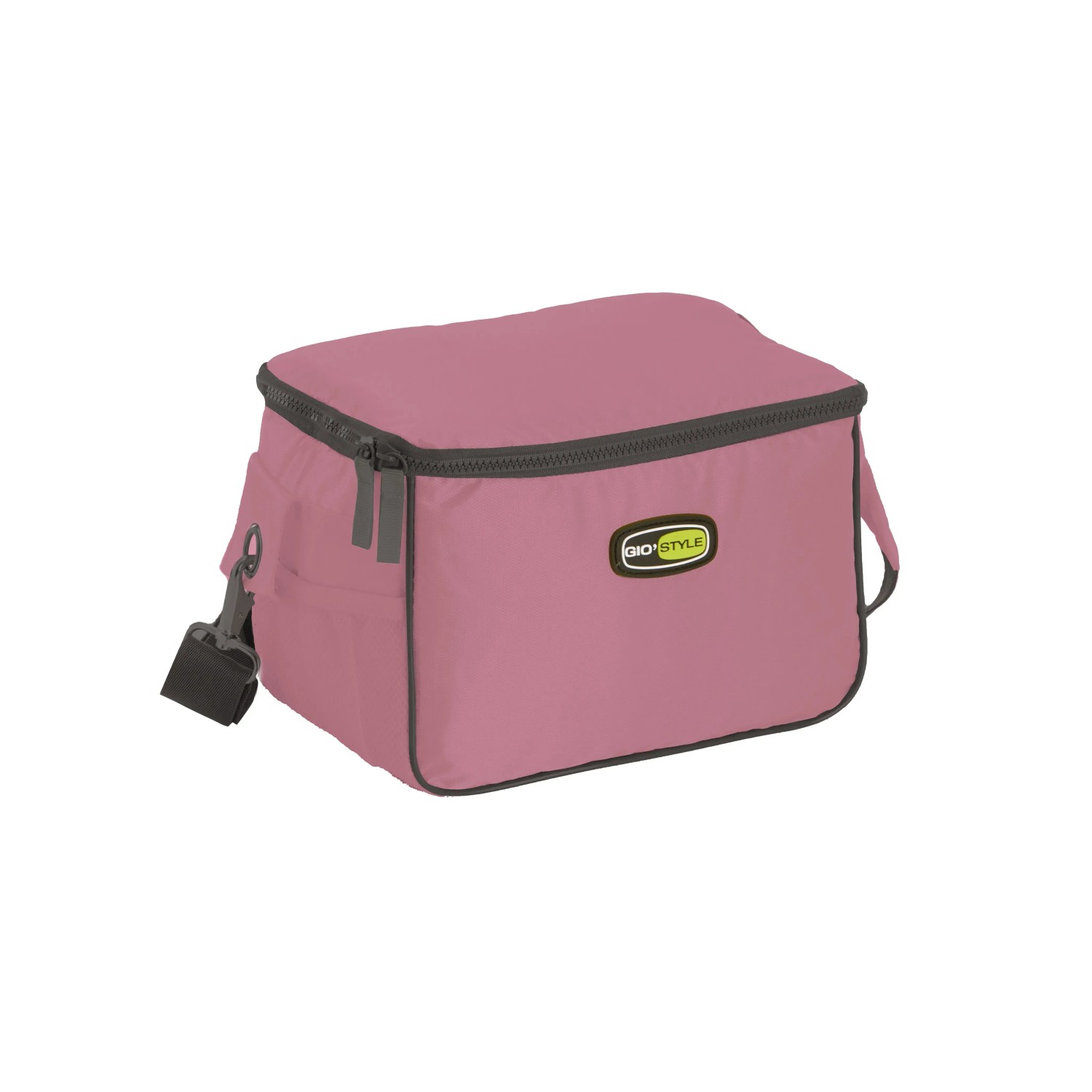 Borsa frigo t.b.t. rosa per attrezzatura da campeggio.
